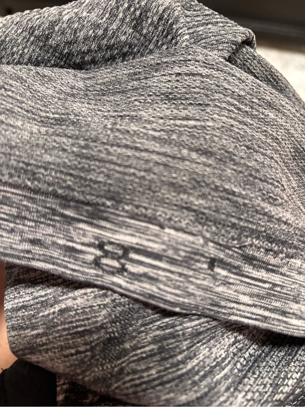 Black And Grey Lululemon Swiftly Tech Racerback Tank Top Size 8